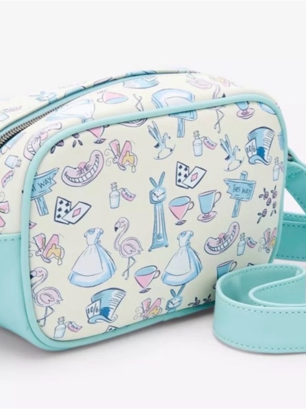Loungefly Disney Alice in Wonderland Crossbody Bag LTD EDITION NWT - Picture 3 of 5